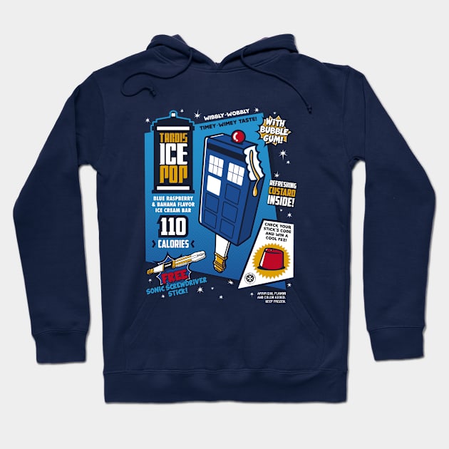 Tardis Ice Pop Hoodie by Olipop